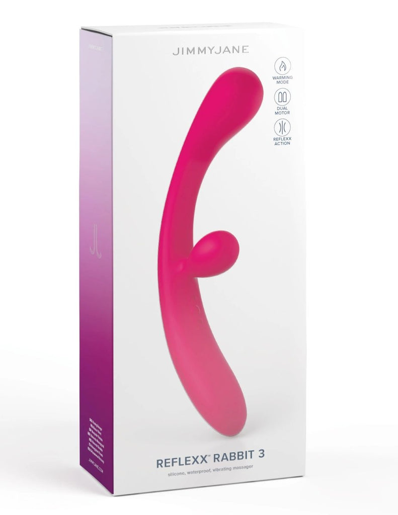 Reflexx Rabbit 3 - Pink - TruLuv Novelties