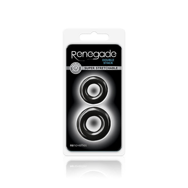 Renegade - Double Stack - Black - TruLuv Novelties