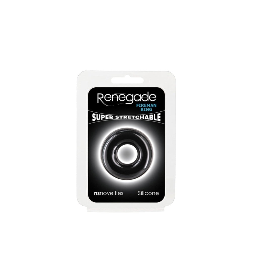 Renegade - Fireman Ring - Small - Black - TruLuv Novelties