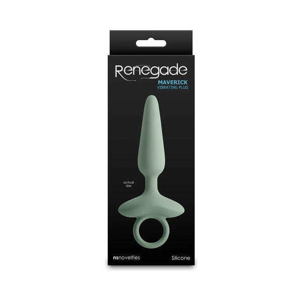 Renegade Maverick Rechargeable Vibrating Anal Plug Sage - TruLuv Novelties