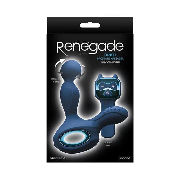 Renegade Orbit Prostate Massager Blue - TruLuv Novelties