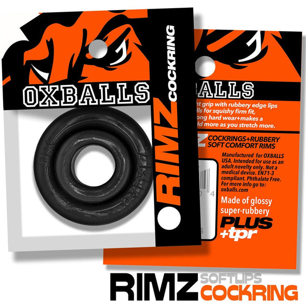 Rimz Single Ring - Black - TruLuv Novelties