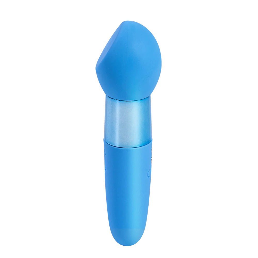 Rina Rechargeable Dual Motor Silicone 15- Function Vibrator - Blue - TruLuv Novelties