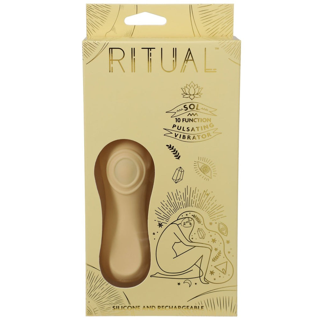 Ritual - Sol - Rechargeable Silicone Pulsating Vibe - Yellow - TruLuv Novelties