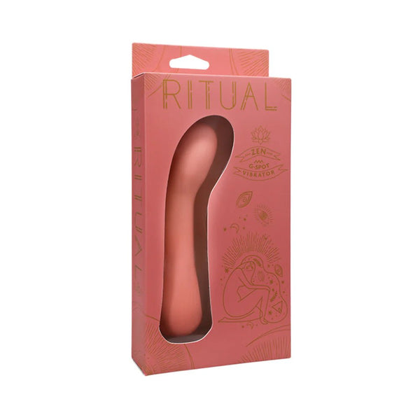RITUAL Zen Rechargeable Silicone G - Spot Vibrator Coral - TruLuv Novelties