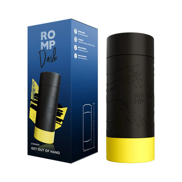 ROMP Dash Manual Stroker Black - TruLuv Novelties