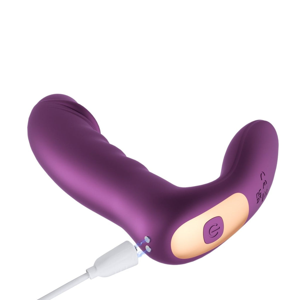 Rora - App Controlled Rotating G-Spot Vibrator and Clitoral Stimulator - Purple - TruLuv Novelties