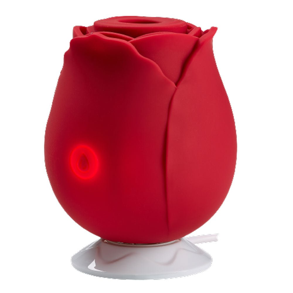 Rose Suction Stimulator - Red - TruLuv Novelties