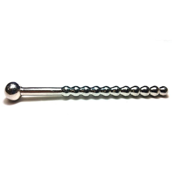 Rouge Beaded Urethral Sound w/Stopper - TruLuv Novelties