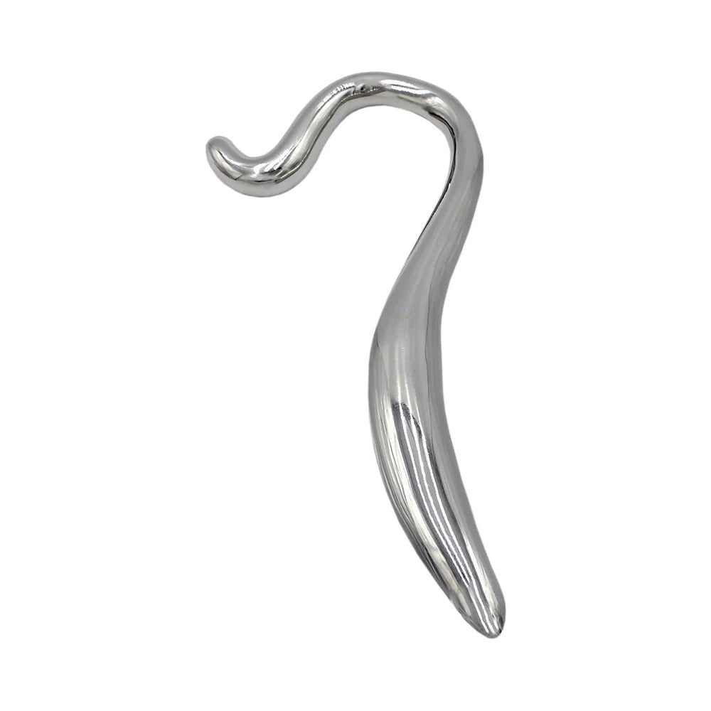 Rouge Stainless Steel Hollow Curved Wand In Case