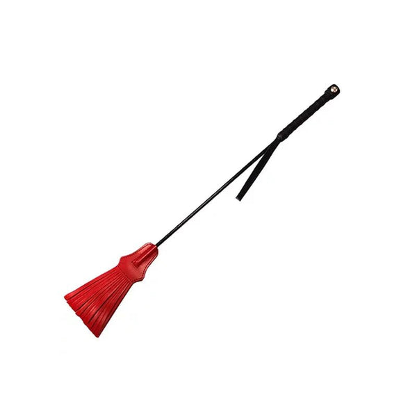 Rouge Tasseled Riding Crop Red - TruLuv Novelties