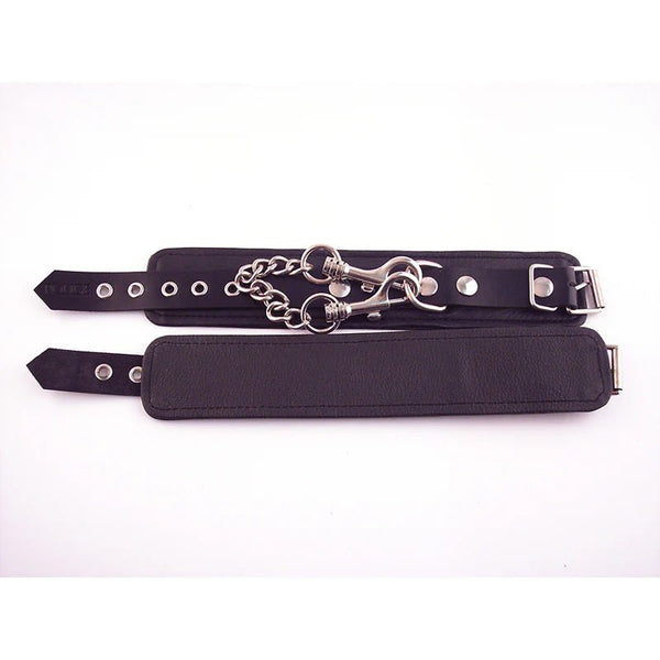 Rouge Wrist Cuffs Black - TruLuv Novelties