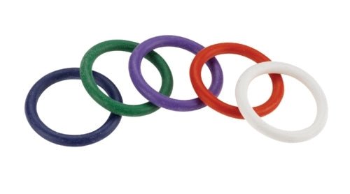 Rubber C-Ring Set - 1.25 Inches - Rainbow - TruLuv Novelties