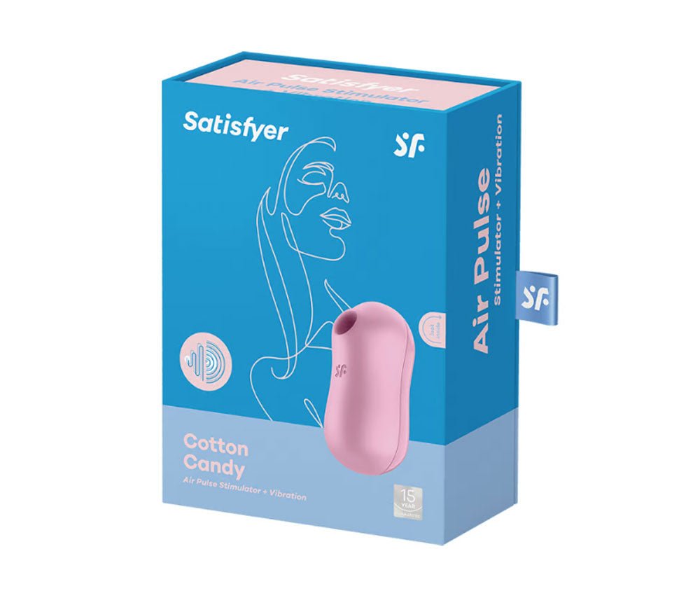 Satisfyer Cotton Candy - Air Pulse Stimulator Plus Vibrator - Lilac - TruLuv Novelties