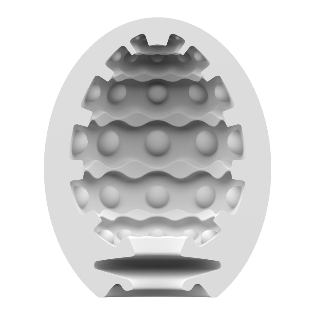 Satisfyer Masturbator Egg - Bubble - Violet - TruLuv Novelties