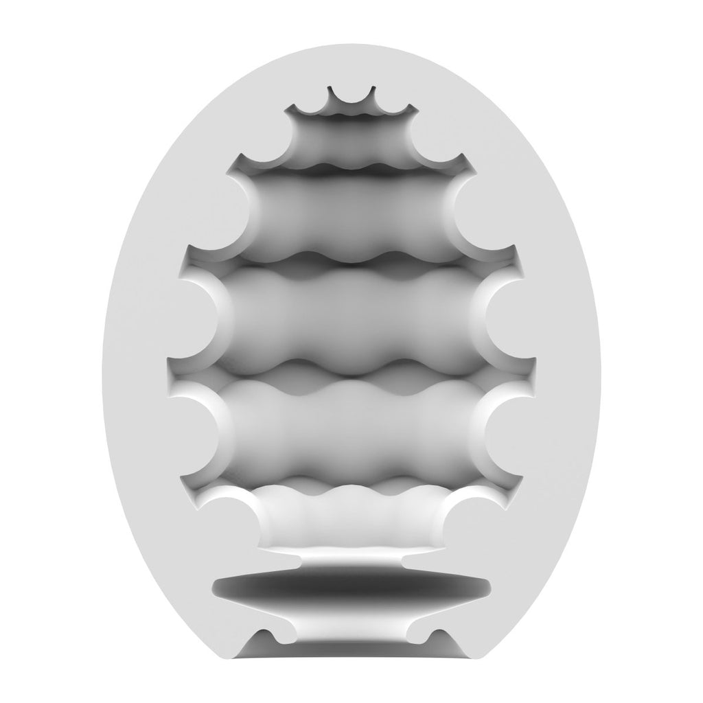 Satisfyer Masturbator Egg - Riffle - Light Green - TruLuv Novelties