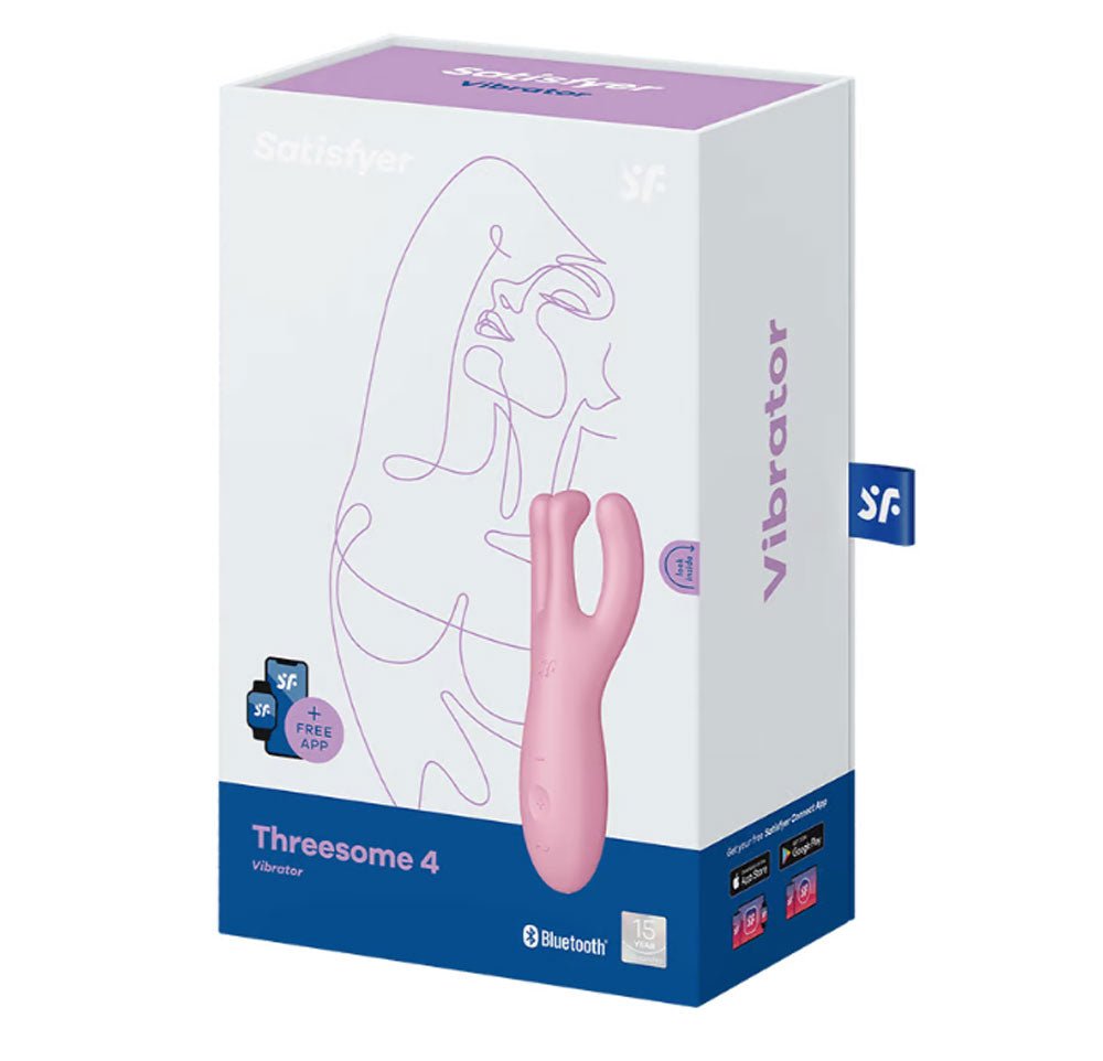 Satisfyer Threesome 4 - Pink - TruLuv Novelties