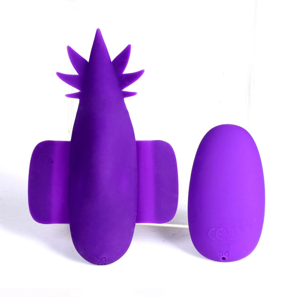 Sativa 10 - Function Remote Control Panty Vibrator - 420 Series - Purple - TruLuv Novelties
