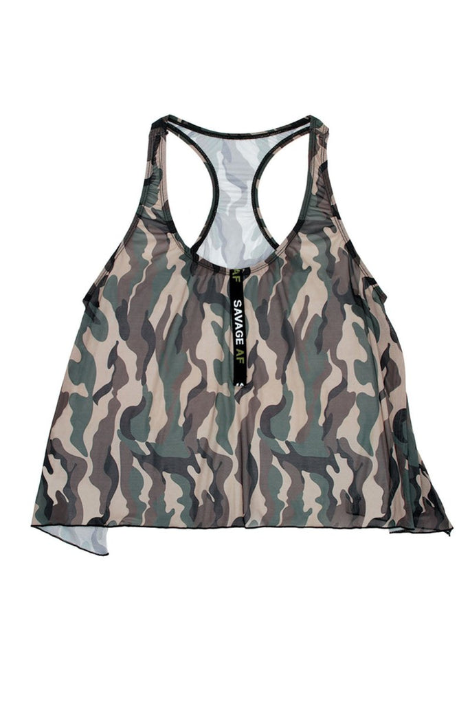 Savage Af Swing Top - Forest Camo - TruLuv Novelties