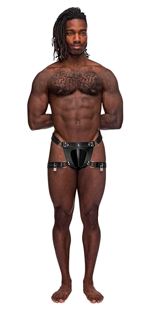 Scorpio Leather Short - One Size - Black - TruLuv Novelties