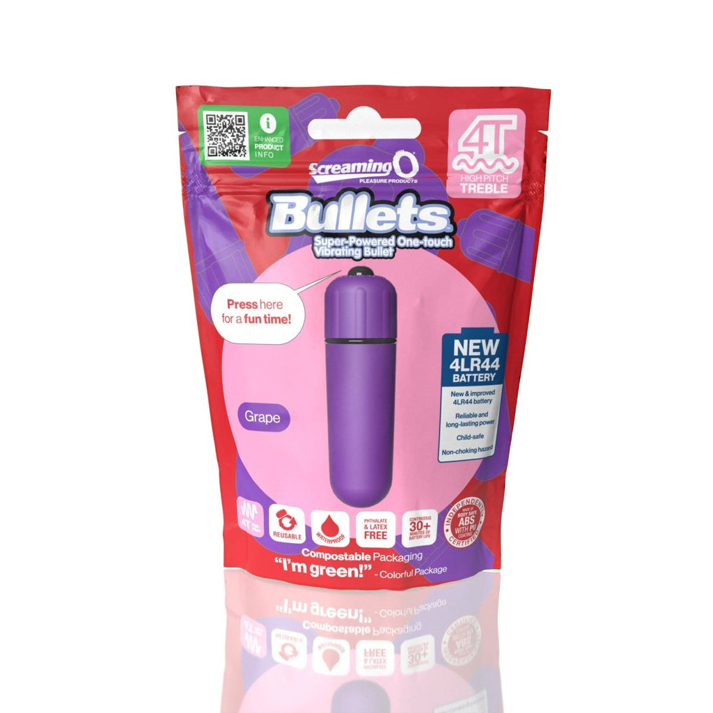 Screaming O 4t - Bullet - Super Powered One Touch Vibrating Bullet - TruLuv Novelties