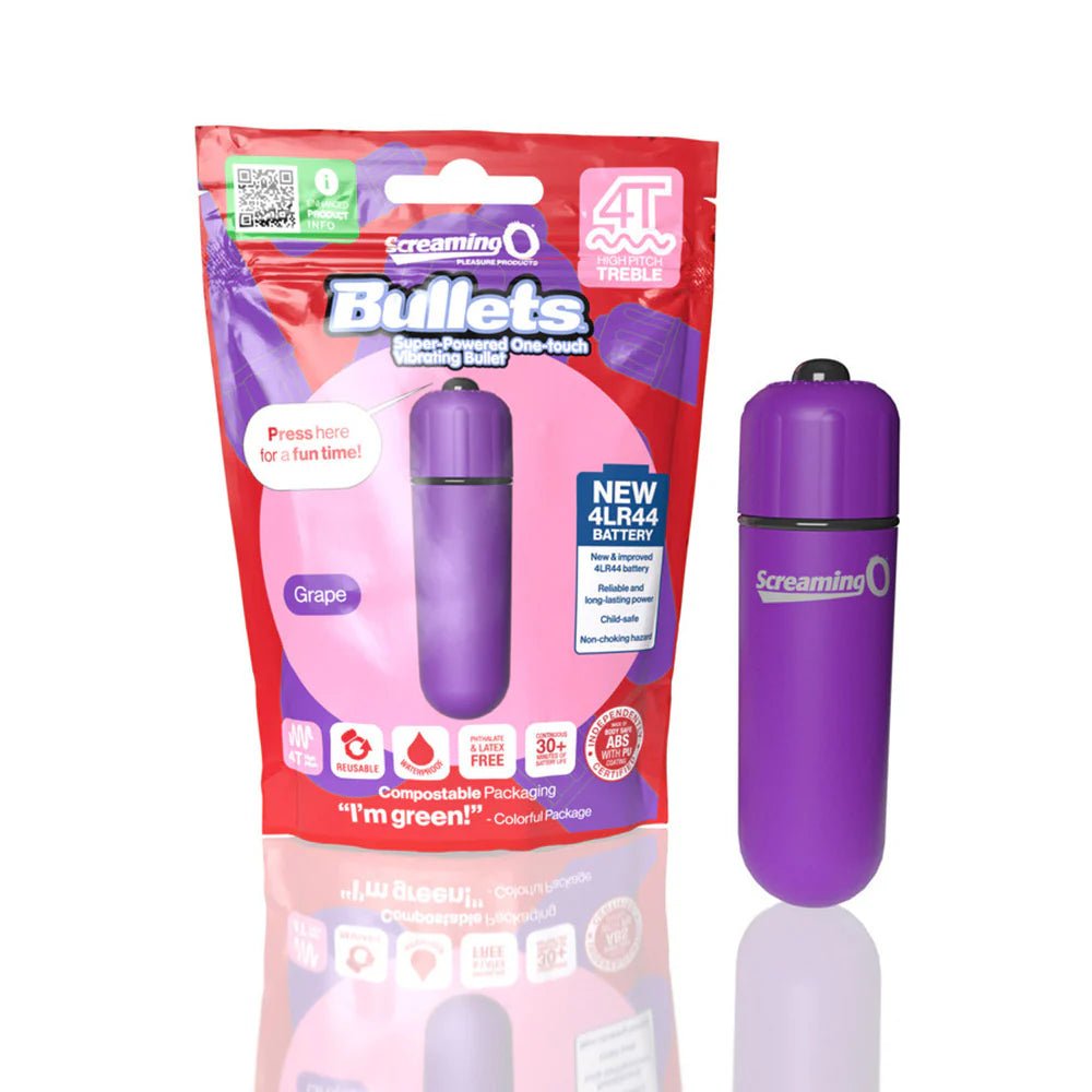 Screaming O 4T Bullet Vibrator Grape - TruLuv Novelties