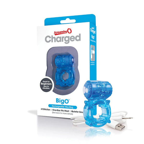 Screaming O Charged Big O - Blue - TruLuv Novelties