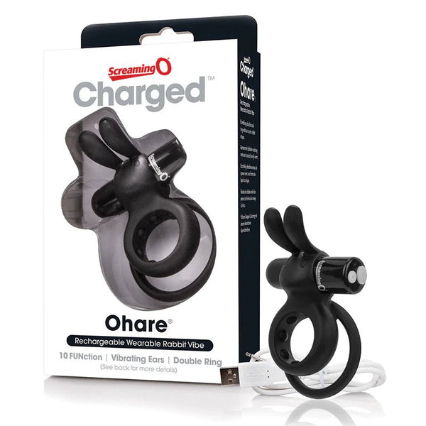 Screaming O Charged Ohare Vooom Mini Vibe - Black - TruLuv Novelties
