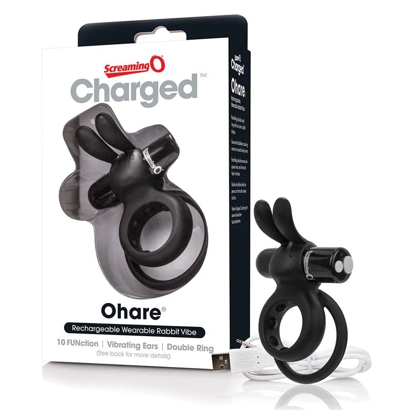 Screaming O Charged Ohare Vooom Mini Vibe - Black - TruLuv Novelties