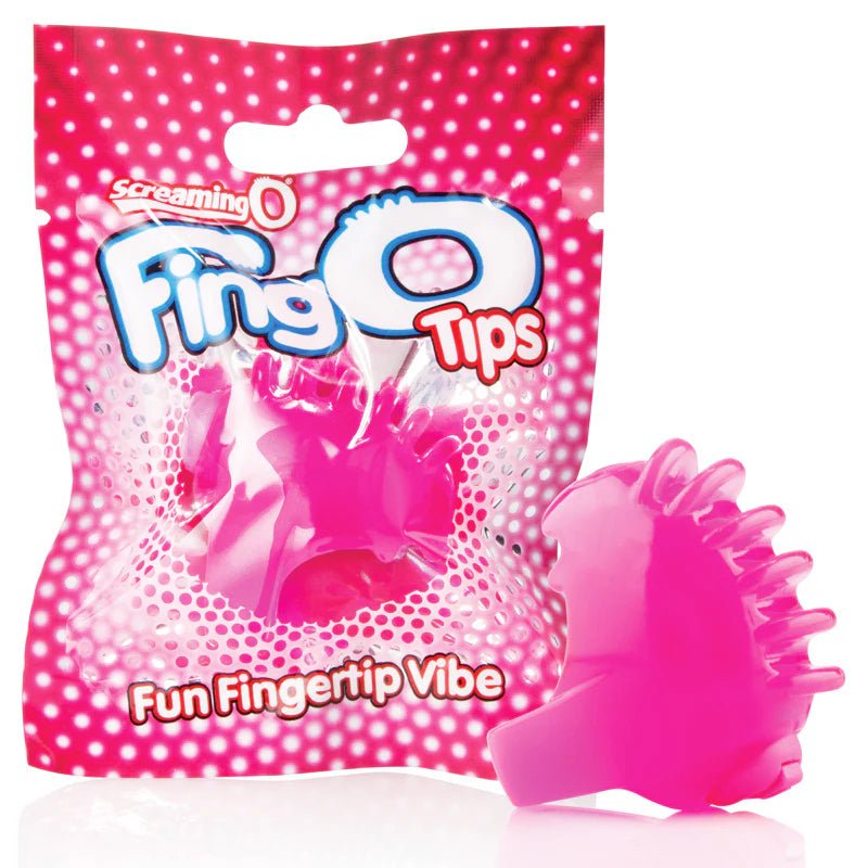 Screaming O FingO Tips Pink - TruLuv Novelties