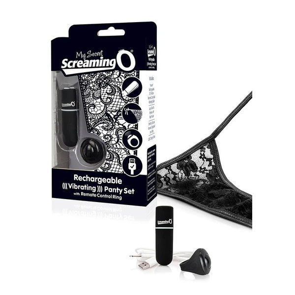 Screaming O My Secret Charged Remote Control Panty Vibe - Black - TruLuv Novelties