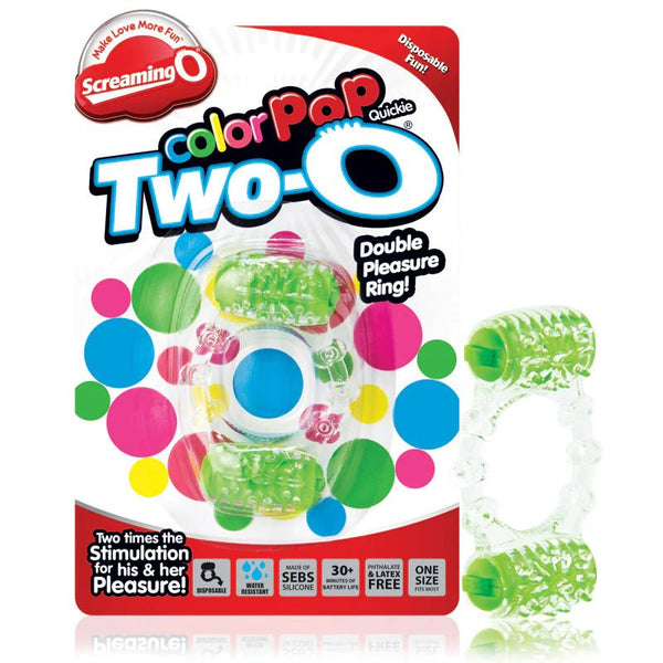Screaming O Two - O Color Pop Green - TruLuv Novelties