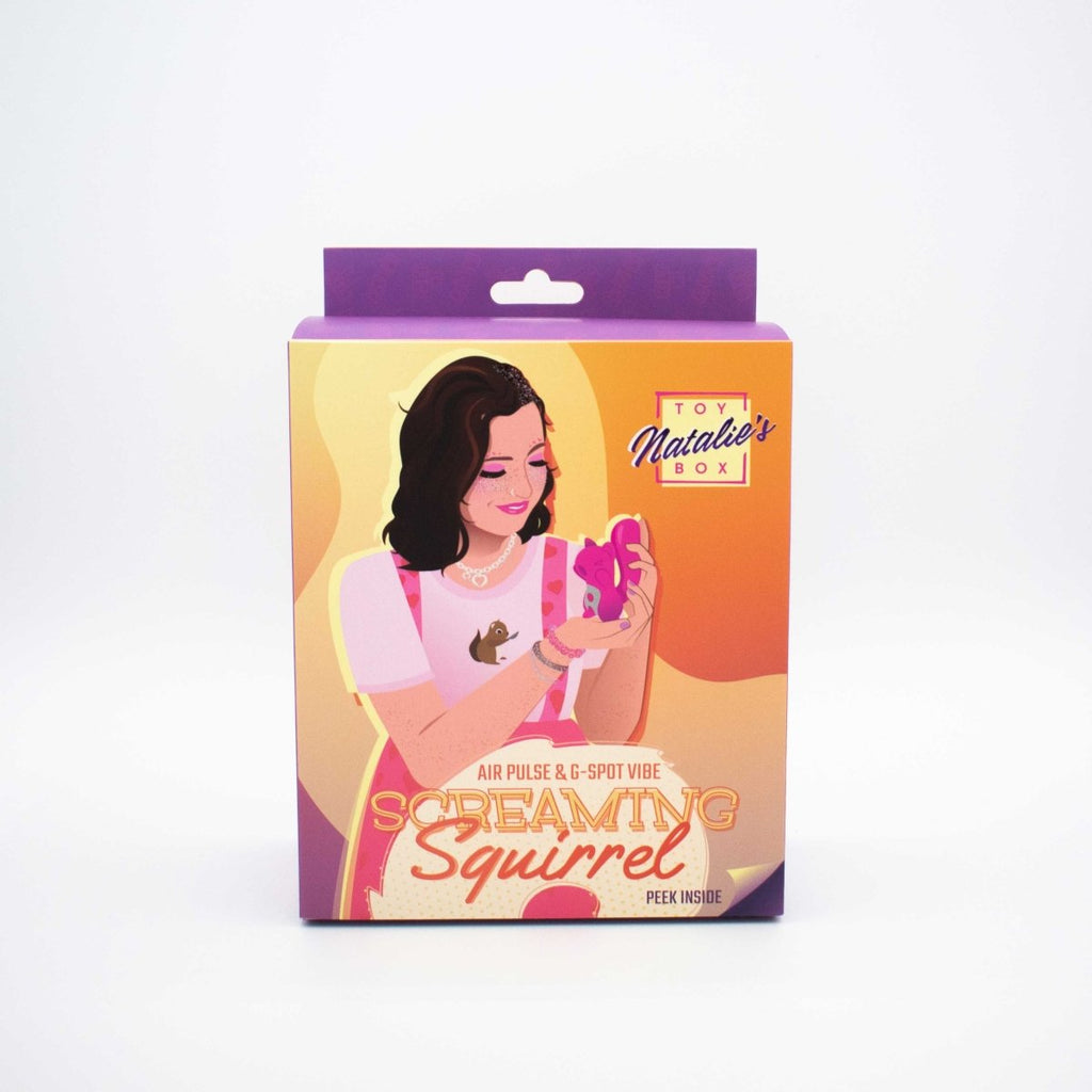 Screaming Squirrel Air Pulse and G - Spot Vibrator - Pink - TruLuv Novelties