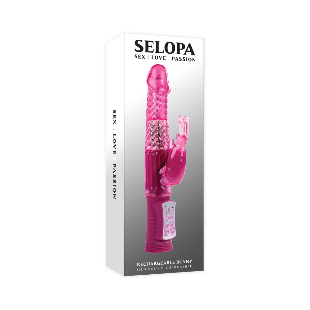 Selopa Rehargeable Bunny Rechargeable Vibe Pink - TruLuv Novelties