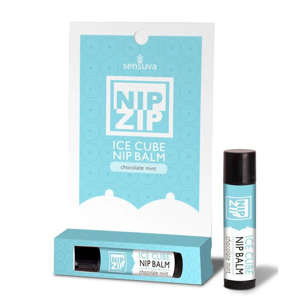 Sensuva Nip Zip Ice Cube Nipple Balm Chocolate Mint - TruLuv Novelties