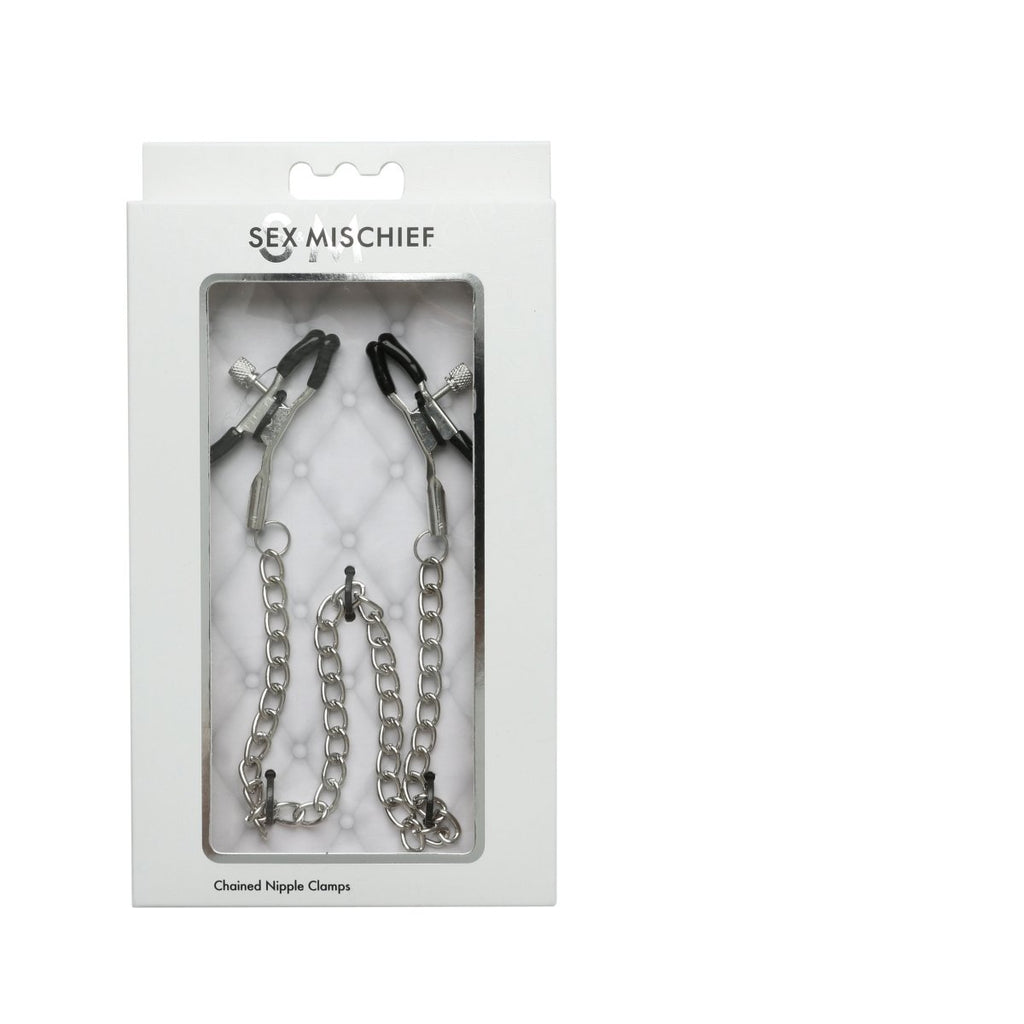 Sex and Mischief Chained Nipple Clamps - TruLuv Novelties
