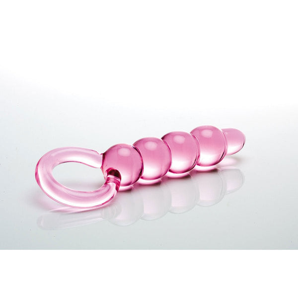 Sex Kitten Pink Glass String of Pearls - TruLuv Novelties