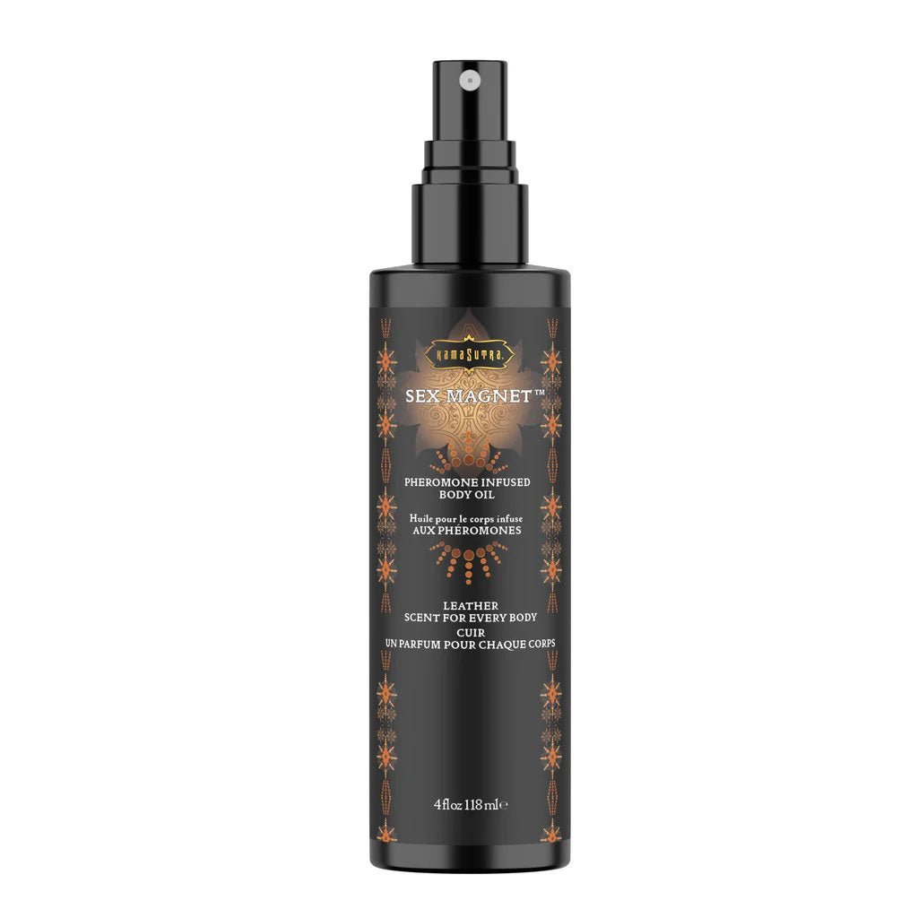 Sex Magnet Pheromone Body Spray Leather 4oz - TruLuv Novelties