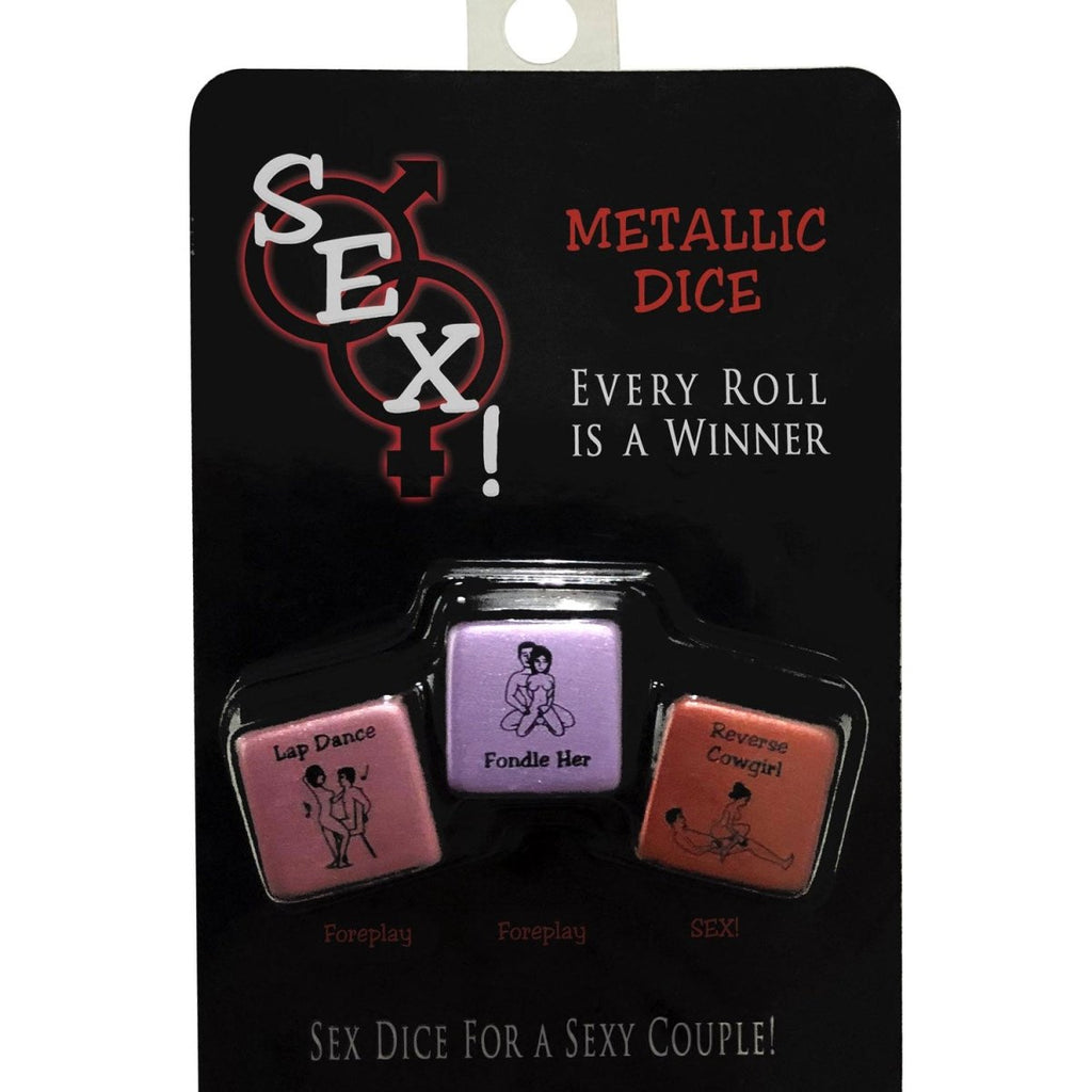 Sex! Metallic Dice - TruLuv Novelties