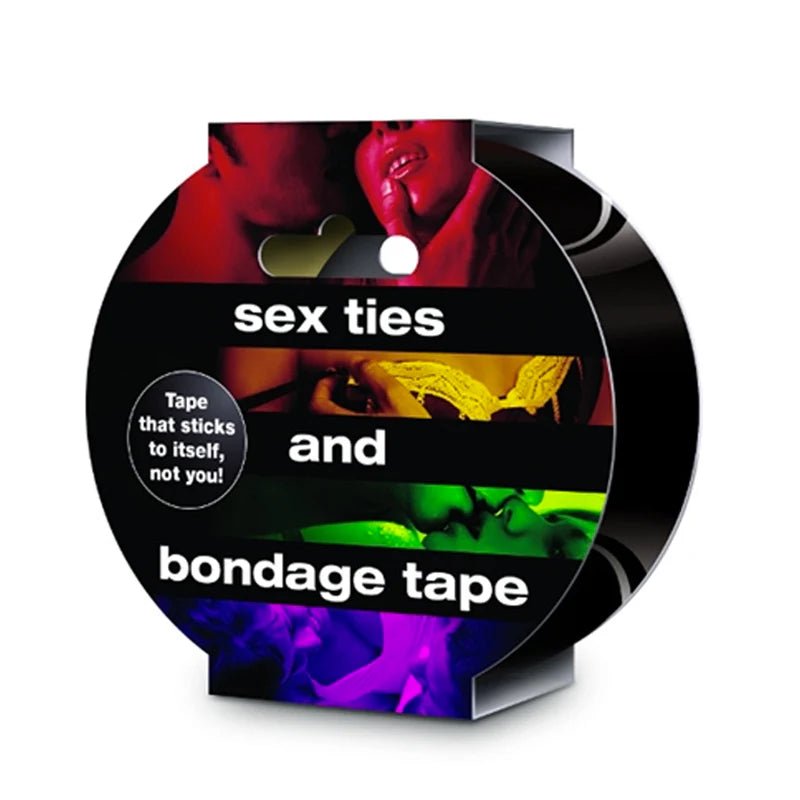 Sex Ties and Bondage Tape Black - TruLuv Novelties