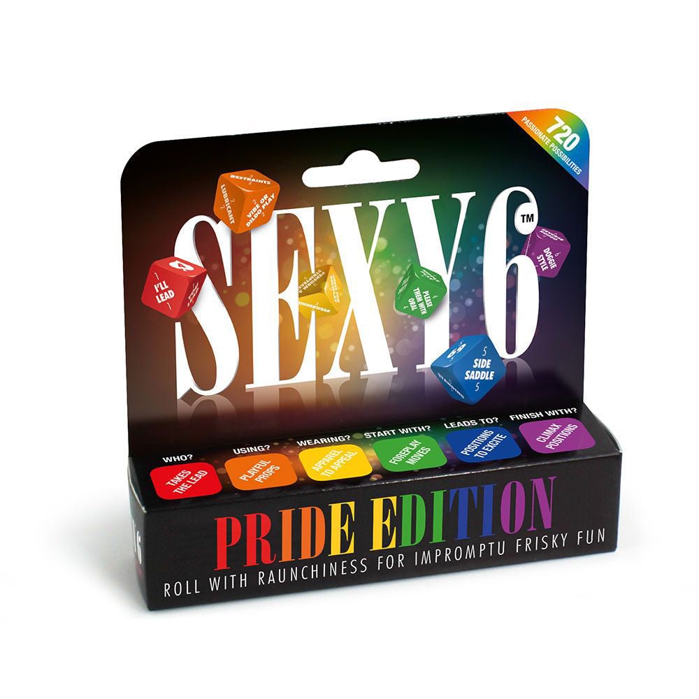 Sexy 6 Dice - Pride Edition - TruLuv Novelties