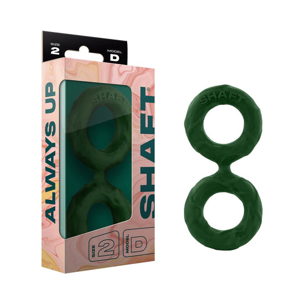 Shaft Model D: Double C - Ring Green Size 2 - TruLuv Novelties