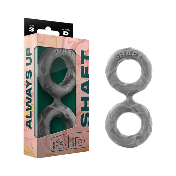 Shaft Model D: Double C - Ring Grey Size 3 - TruLuv Novelties