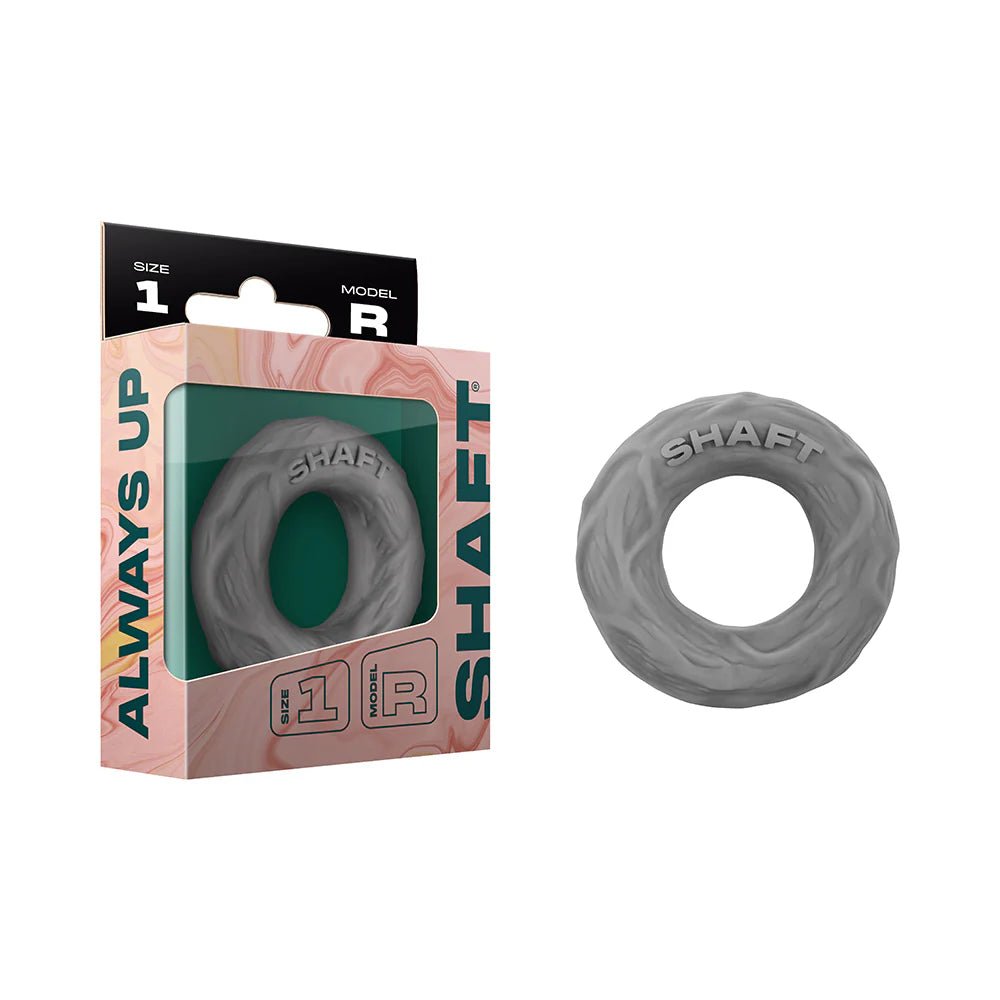 Shaft Model R: C - Ring Grey Size 1 - TruLuv Novelties