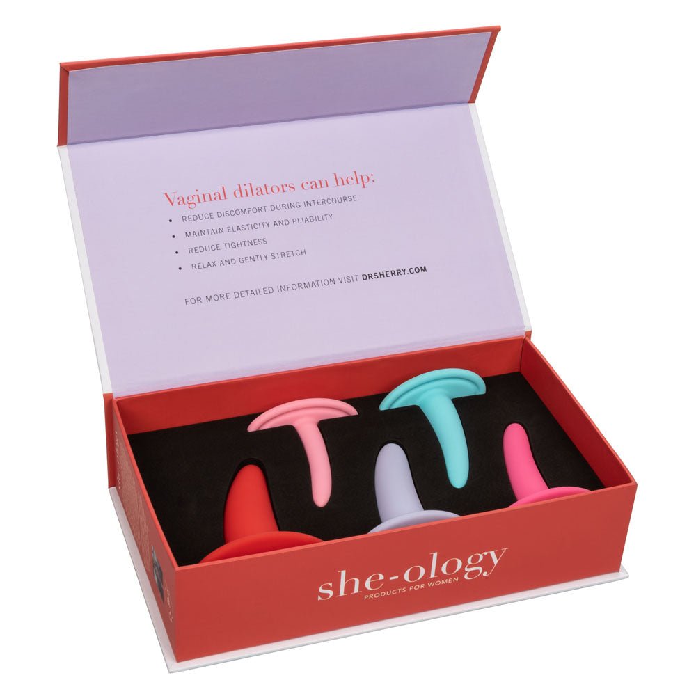 She-Ology 5-Piece Wearable Vaginal Dilator Set - TruLuv Novelties