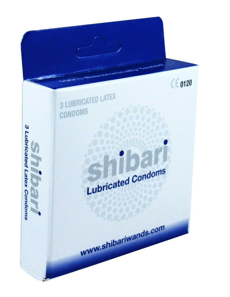 Shibari Lubricated Condoms - 3 Pack - TruLuv Novelties