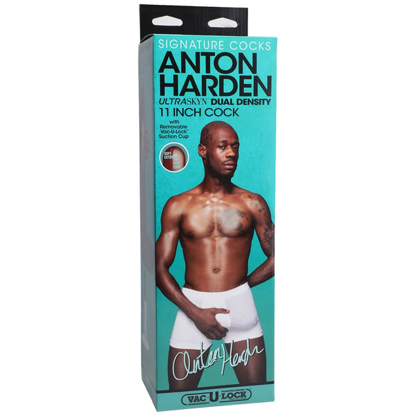 Signature Cocks Anton Harden 11 in. ULTRASKYN Cock with Removable Vac-U-Lock Suction Cup - TruLuv Novelties