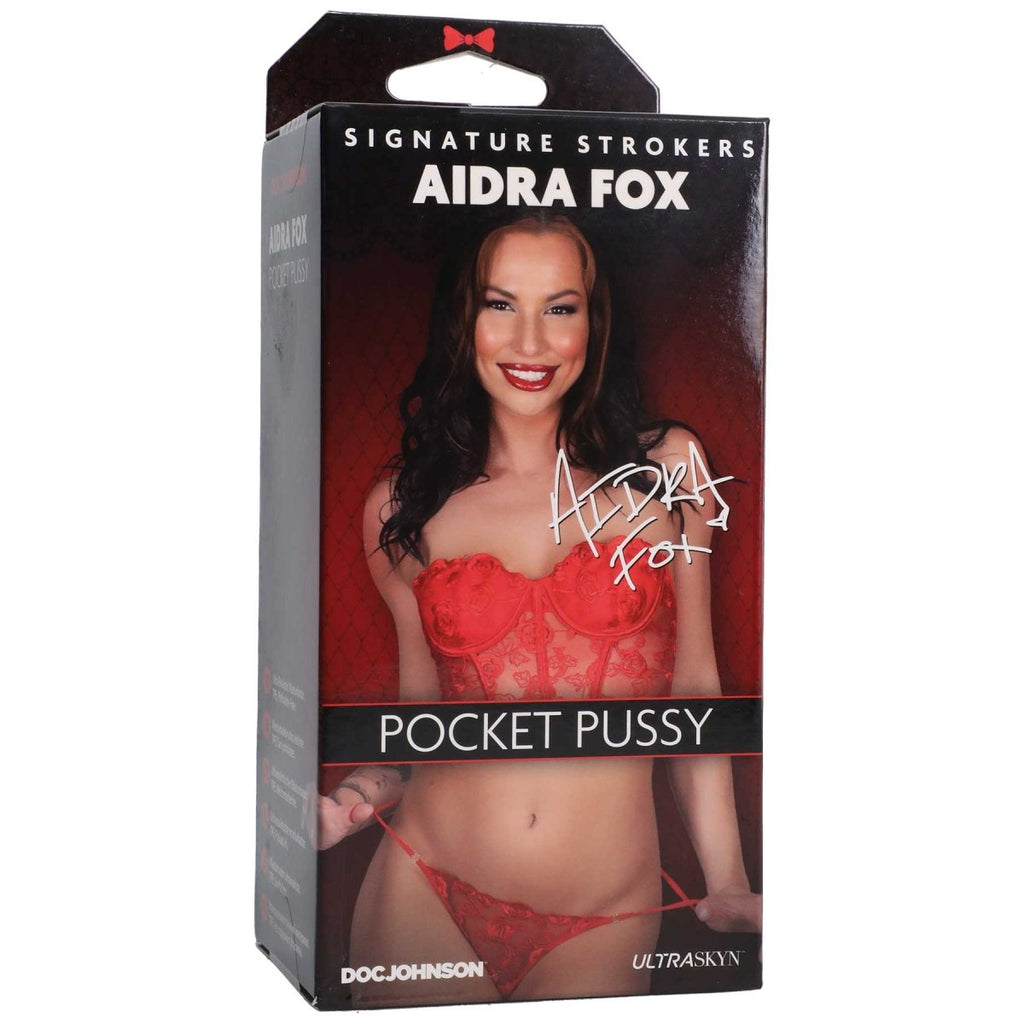 Signature Strokers - Aidra Fox - Ultraskyn Pocket Pussy - Caramel - TruLuv Novelties