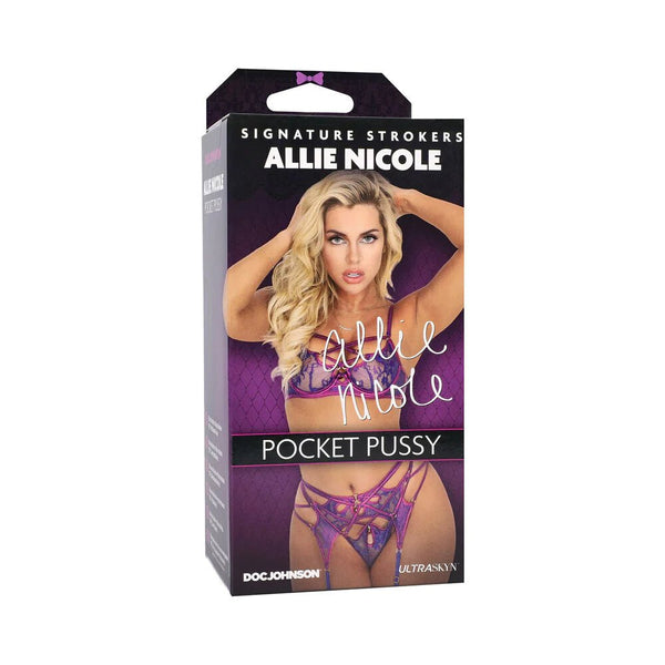Signature Strokers Allie Nicole ULTRASKYN Pocket Pussy Vanilla - TruLuv Novelties