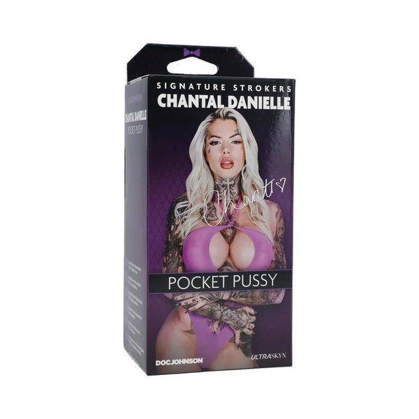 Signature Strokers Chantal Danielle ULTRASKYN Pocket Pussy Vanilla - TruLuv Novelties